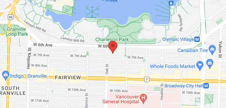 map of 3 973 W 7TH AVENUE